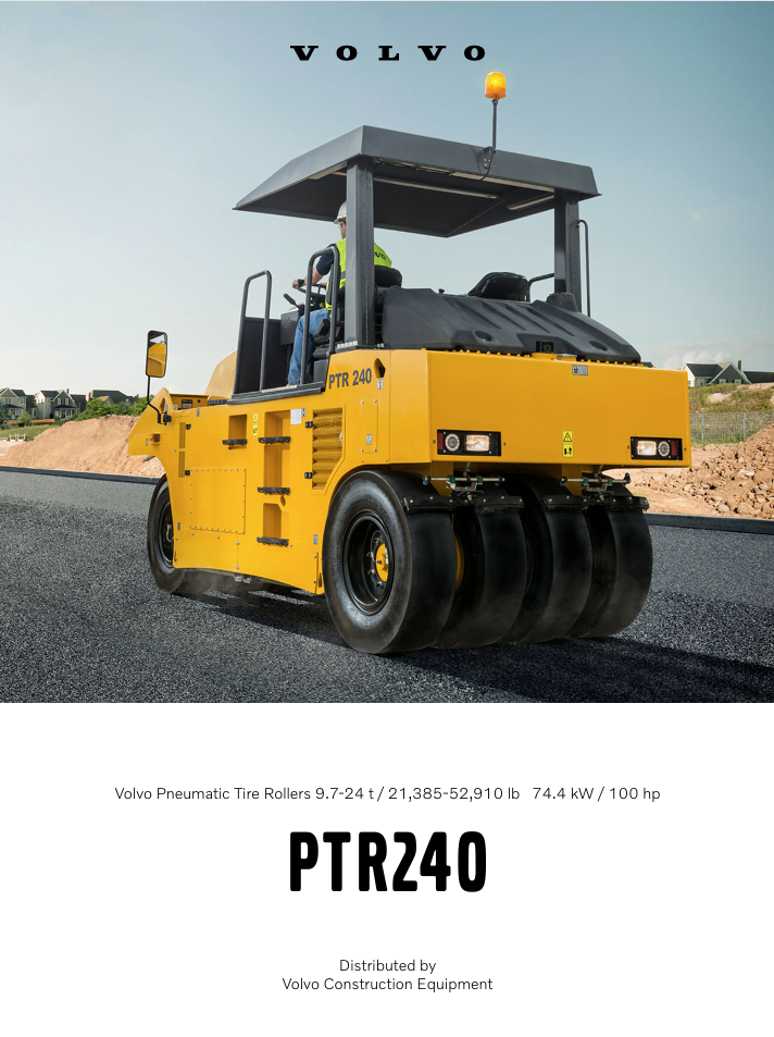 VOLVO PT240 Specs Sheet